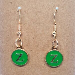 ‼️B2G1 Z Initial Earrings, New